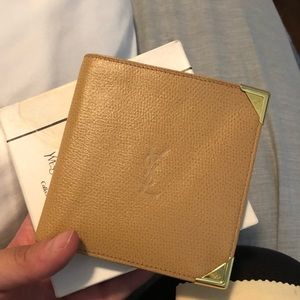 Never Used Yves Saint Laurent Wallet NWOT Vintage
